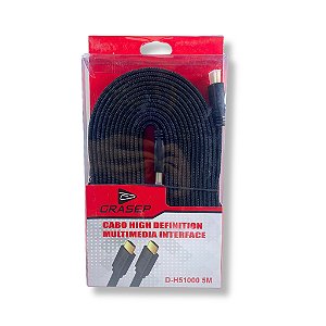 CABO COM CONECTOR HDMI PARA HDMI D-H51000 5M GRASEP