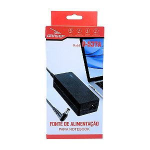 FONTE DE ALIMENTACAO PARA NOTEBOOK GRASEP (KNUP) 19V 90W D-537A