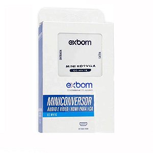 CONVERSOR HDMI PARA VGA 1080P MARCA:EXBOM / MODELO:CC-HV1K