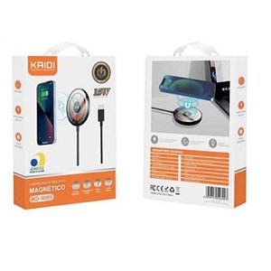 CARREGADOR INDUTIVO PARA TELEFONE CELULAR KD-9091