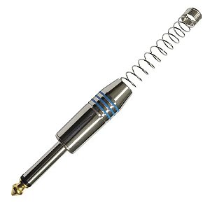 PLUG P10 COM MOLA ESPACADA E PONTA GOLD MONO, AZUL PGPZ0027