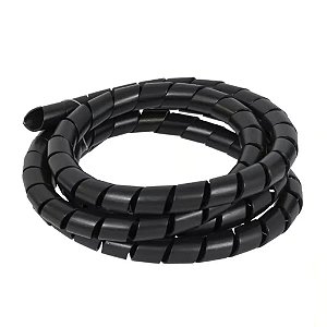 ORGANIZADOR PARA CABOS E FIOS NA COR PRETA 19mm x 2m ORCB0005