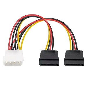 CABO ADAPTADOR MOLEX X SATA 15P 20CM GRASEP D-CIC02