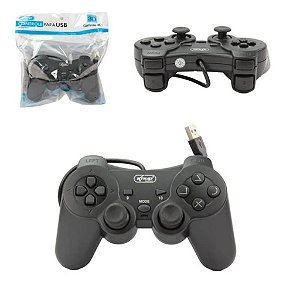 CONTROLE USB PARA JOGOS DE COMPUTADOR  MARCA: KNUP - KP-CN701/S
