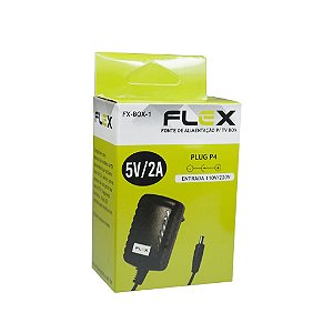 CARREGADOR MARCA: FLEX/MOD.FX-BOX-1