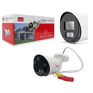 CAMERA DE SEGURANCA DIA E NOITE ILUMINACAO NOTURNA FULL COLLOR 1080P 3.6MM KP-CA166