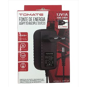 FONTE DE ALIMENTACAO 12V 1A MARCA:TOMATE MTT-121