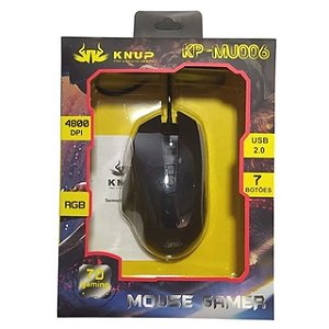 MOUSE PARA COMPUTADOR RGB KP-MU006