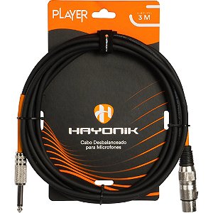 CABO MIC XLR (F) P10 3M PT 81873