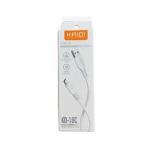 CABO DE DADOS USB PARA TIPO-C KD-16C