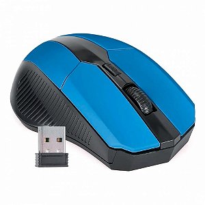 MOUSE OPTICO SEM FIO R.F 2,4 GHZ 1600DPI NANO USB KNUP KP-G10