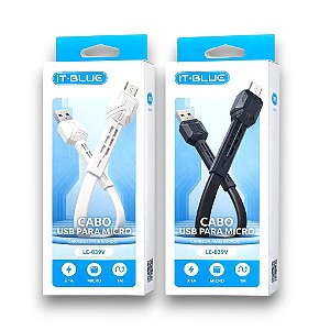 CABO DE DADOS MICRO USB/V8 1 MT IT BLUE LE-839V