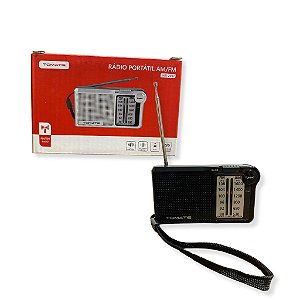 APARELHO RECEPTOR DE RADIODIFUSAO RADIO RETRO ENTRADA P2 VIA BATERIA RECARREGAVEL MTJ-2007