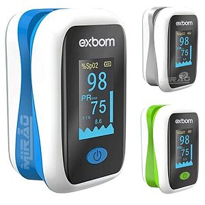 OXIMETRO COM TELA OLED SPO2 E CARDIACA EXBOM / OX-P52