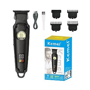 APARADOR DE CABELO SEM FIO DE USO DOMESTICO M-KM-2371