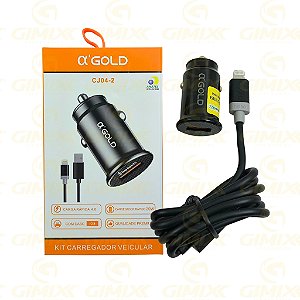 CARREGADOR VEICULAR  LIGTHNING CJ04-2