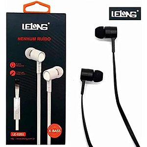 FONE DE OUVIDO INTRA-AURICULAR COM MICROFONE LE-0201