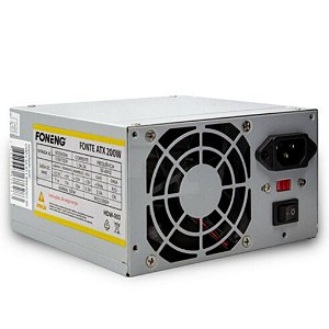FONTE DE ALIMENTACAO ATX 200W HDW-0003 20+4 PINOS BIVOLT HDW-0003