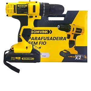 PARAFUSADEIRA TENSAO 21V TORQUE 38NM BOM-9969