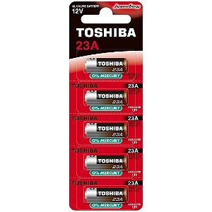 PILHA ALCALINA 12V 23A TOSHIBA C (CAR/1)