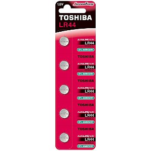 PILHA BOTAO ALCALINA LR44 TOSHIB (CAR/1)