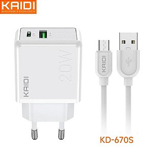 CARREGADOR PARA CELULAR KD-670S