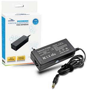 FONTE P/NETEBOOK 40W 19V 5.0 KP-520A