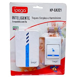 CAMPAINHA SEM FIO 32 TOQUES ALCANCE 100M KNUP KP-CA321