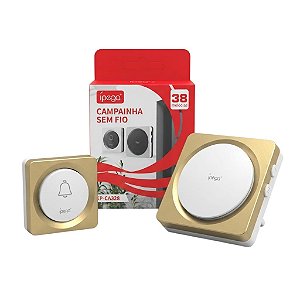 CAMPAINHA COM BOTAO E SINAL SONORO IPEGA KP-CA328