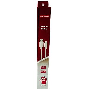 CABO USB TIPO C 1M MASTERDRIVE