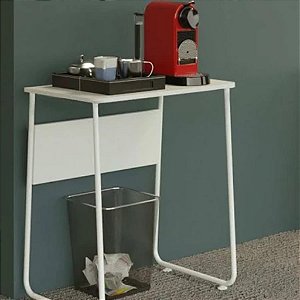 MESA COMPACTA PARA COMPUTADOR - BRANCO