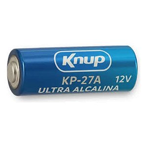 BATERIA ULTRA ALCALINA TIPO A27 CARTALA COM 5 UNIDADES - MARCA: KNUP - KP-27A