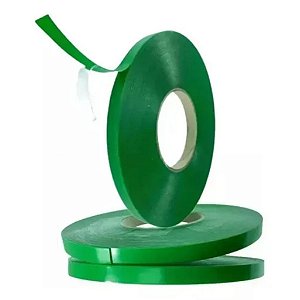 FITA ADESIVA DUPLA-FACE DE PLASTICO ACRILICO 20MT 12MM BOM-1307