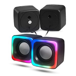 CONJUNTO DE CAIXAS DE SOM PARA COMPUTADOR RGB D-GP202