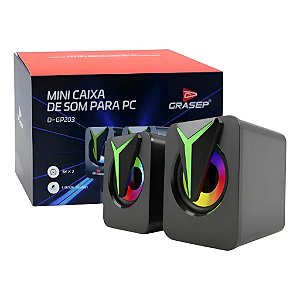 CONJUNTO DE CAIXAS DE SOM PARA COMPUTADOR RGB D-GP203