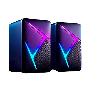 MINI CAIXA DE SOM PARA COMPUTADOR RGB D-GP206