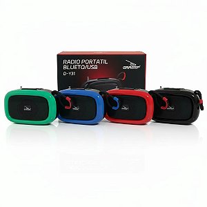CAIXA PORTATIL SOM BLUETOOTH USB D-Y31