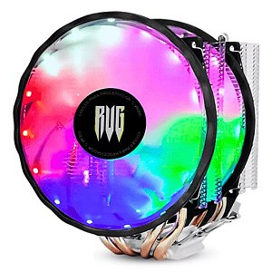 COOLER PARA PROCESSASDOR LED 1500 RPM SILENCIOSO FAN 120MM REVENGER G-VR305