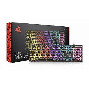 TECLADO MECANICO COM CABO USB SWITCHS BLACK ABNT KP-TE142