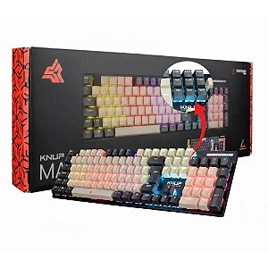 TECLADO MECANICO COM CABO USB SWITCHS RED ABNT KP-TE143