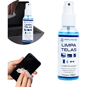 LIMPA TELAS AZUL IMPLASTEC 120ML - IMPLASTEC