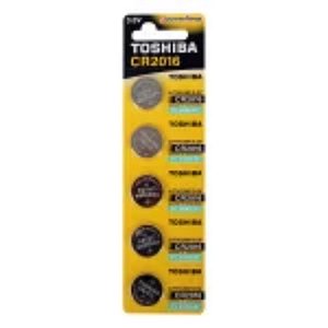 PILHA MOEDA LITHIUM CR2016 TOSHIBA CART C/ 5 UNIDADES (CAR/1)