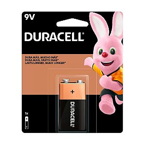 BAT DURACELL 9V ALCALINA MN1604 (CAR/1)