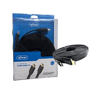 CABO HDMI X HDMI VERSAO 1.4 10 METROS RESOLUCAO 1080P PLUG AND PLAY KP-YP51000 10M