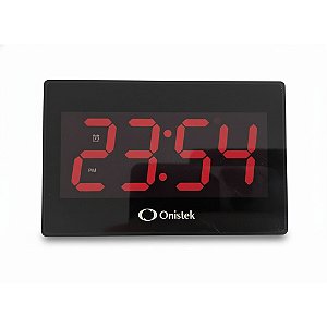 RELOGIO DIGITAL LED COM REMOTO 5Vdc/2A FUNCAO CALENDARIO E ALARME ON-RP409