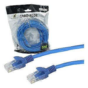 CABO DE REDE MARCA X-CELL XC-CAT6-5M