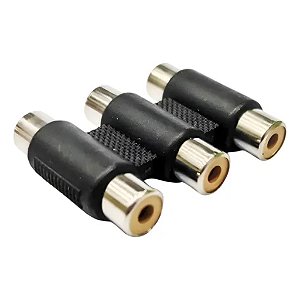 EMENDA 3XJACK RCA PARA 3XJACK RCA PRETA EMRC0005