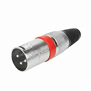 PLUG CANNON VERMELHO CORPO METALICO PGCN0001