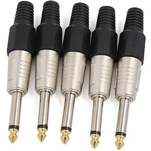 PLUG P10 MONO PLASTICO PRETO PGPZ0019