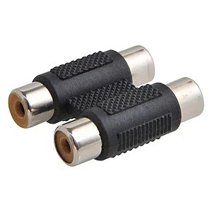 EMENDA 2XJACK RCA PARA 2XJACK RCA PRETA EMRC0001